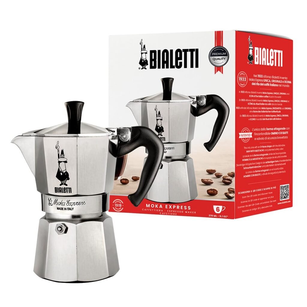 Cafeteira Italiana Bialetti Moka Express 6 Xícaras
