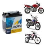 Bateria Moura 6Ah para Moto Twister, Falcon e Lander