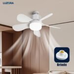 Mini Ventilador Portátil de Mesa e Clipe USB