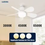 Mini Ventilador Portátil de Mesa e Clipe USB