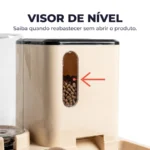 Comedouro e Bebedouro Automático para Gatos e Cães Premium 1L Jelplast