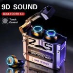 Fone De Ouvido Sem Fio TWS M25 Bluetooth 5.3 À Prova D’água 9D Stereo Sports Earbuds LED com Microfone