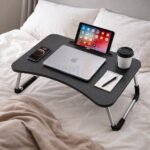 Mesa Dobrável Notebook Retrátil Home Office Apoio Cama Sofá