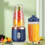 400ML 6 Lâminas Espremedor Elétrico Mini Liquidificador Portátil De Suco De Alimentos Misturador Leite